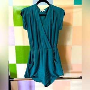 Silk romper